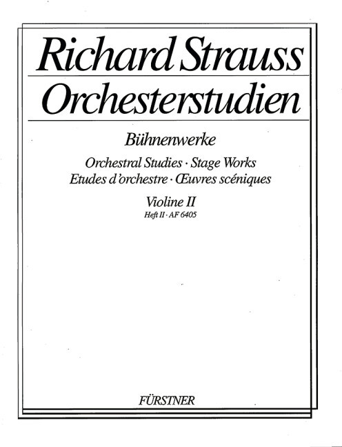Orchestral Studies Stage Works: Violin II