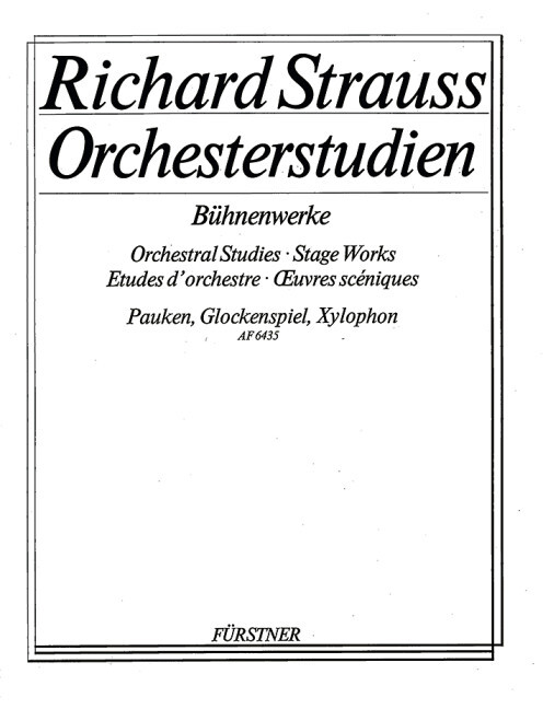 Orchestral Studies Stage Works: Percussion