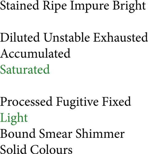 Wolfgang Tillmans Saturated Light /anglais