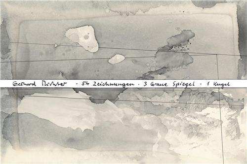 Gerhard Richter 54 Zeichnungen 3 Graue Spiegel 1 Kugel /anglais/allemand