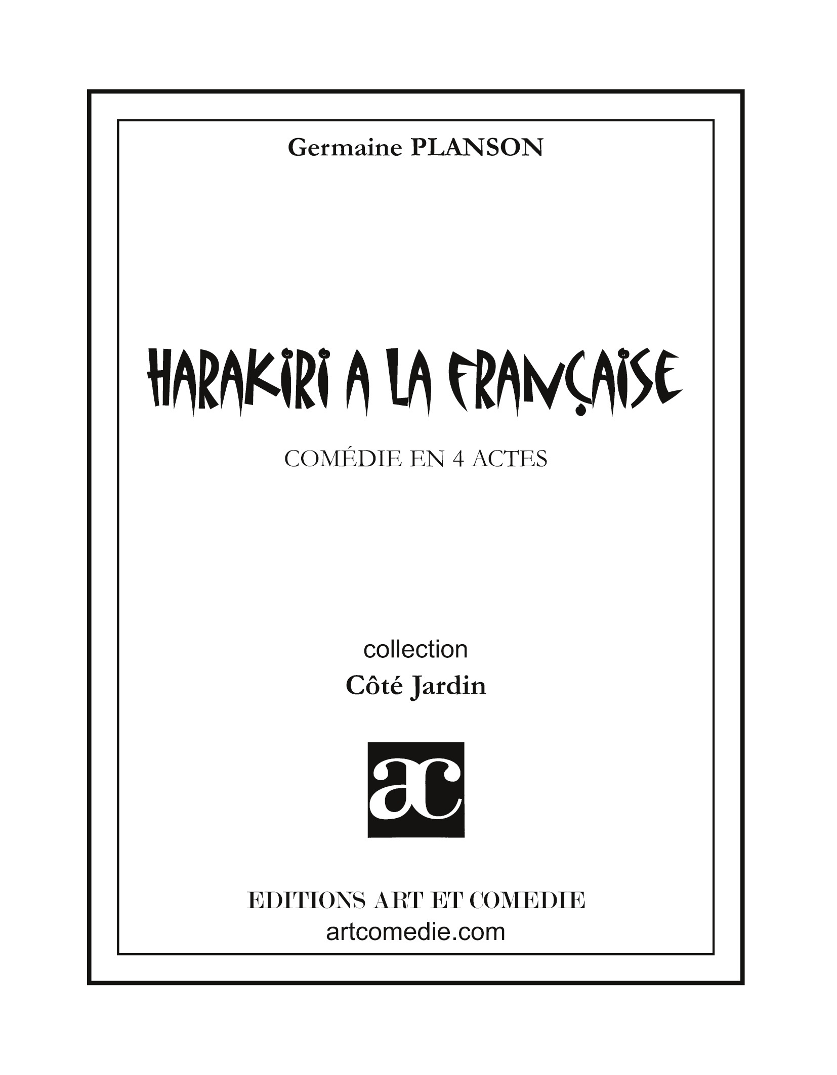 Harakiri à la française