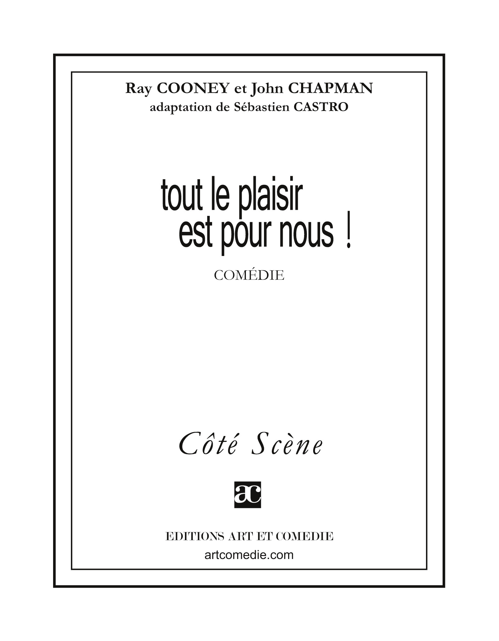 Tout le plaisir est pour nous !