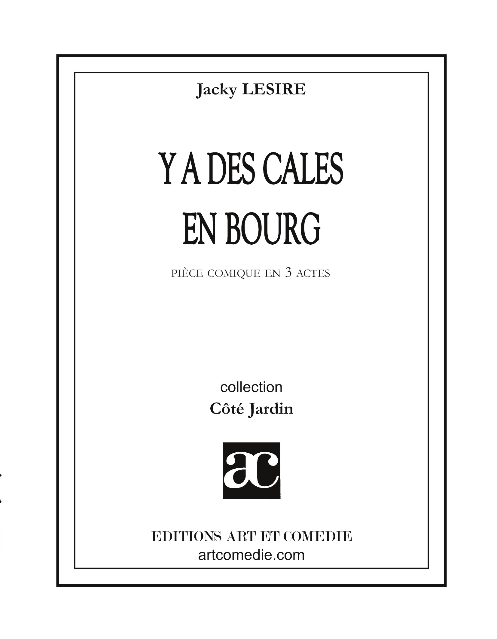 Y a des cales en bourg