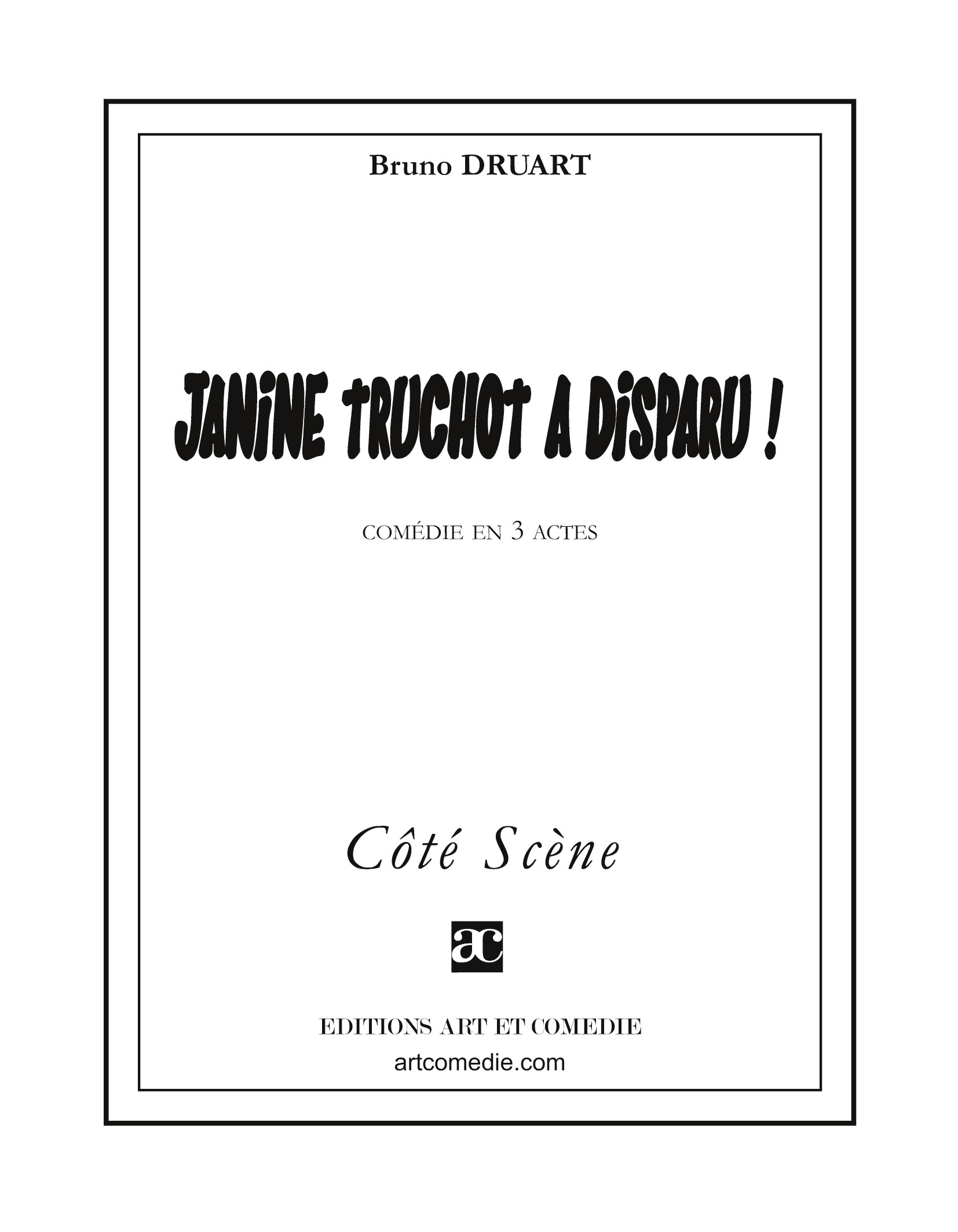 Janine Truchot a disparu