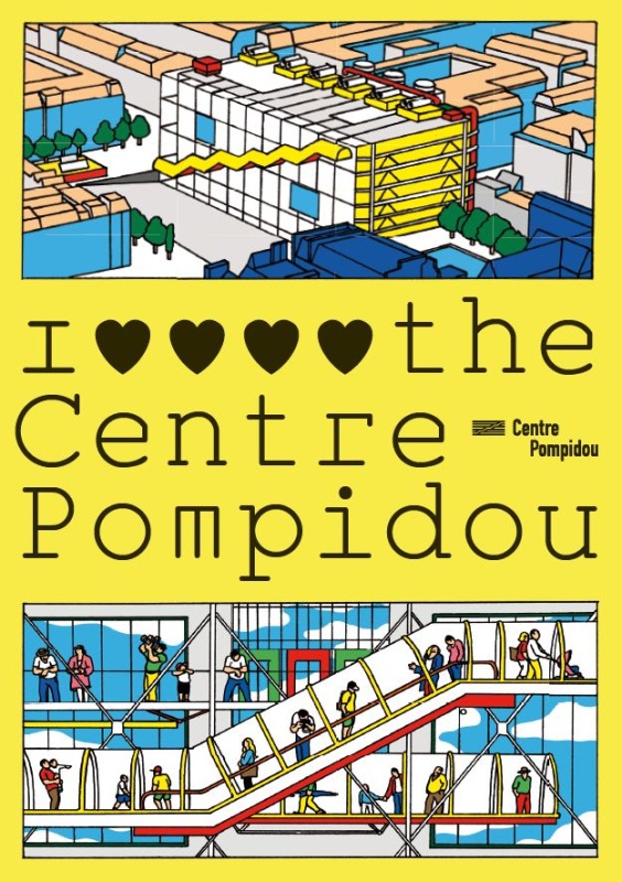 I LOVE THE CENTRE POMPIDOU (VA)