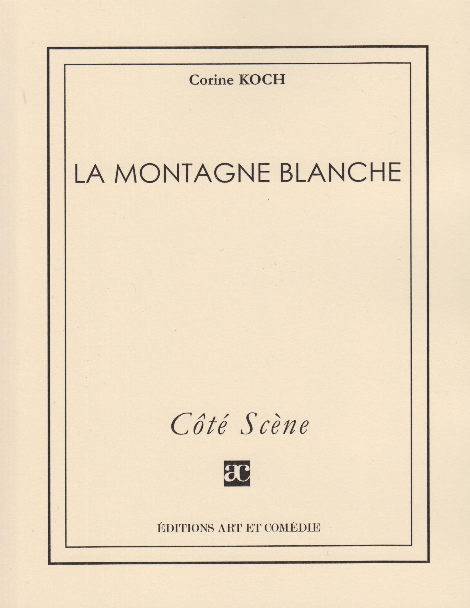 La montagne blanche