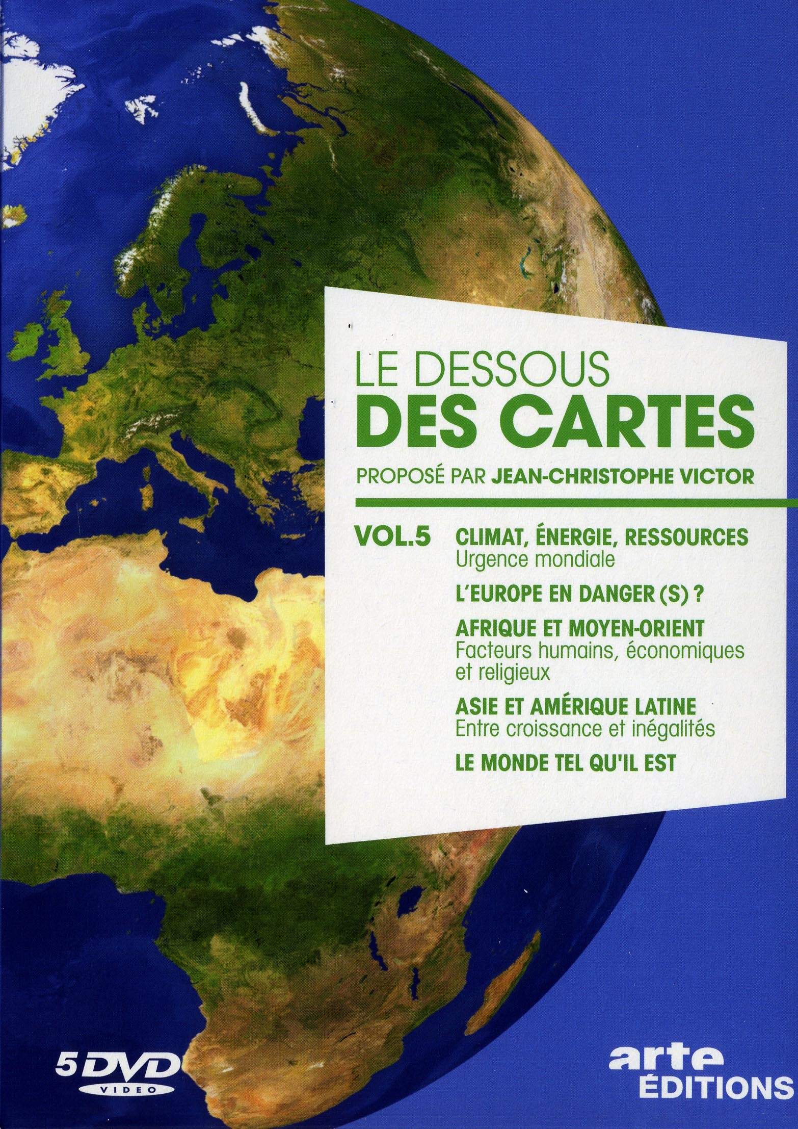 DESSOUS DES CARTES V5 (LE) - 5 DVD