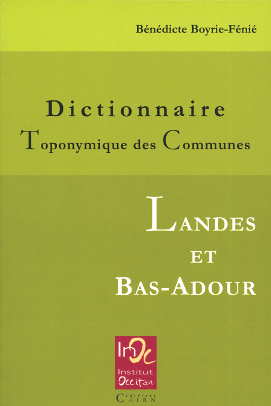 Dictionnaire toponymique des communes
