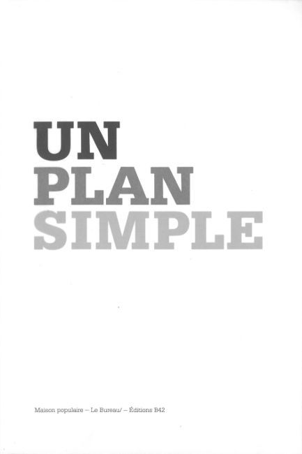 Un plan simple