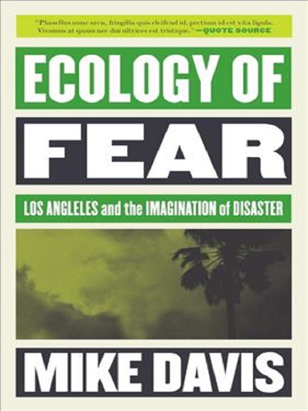 Ecology of Fear