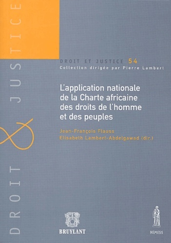 l'application nationale de la charte africaine des droits de l'homme et des peup