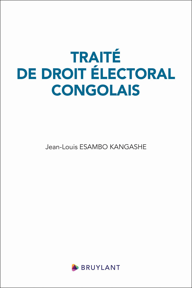 Traité de droit électoral congolais