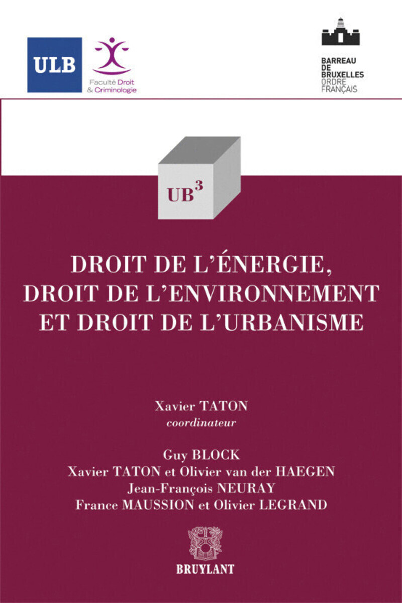 Le Droit de l'énergie, droit de l'urbanisme et droit de l'environnement