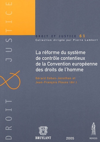 LA RÉFORME DU SYSTÈME DE CONTRÔLE