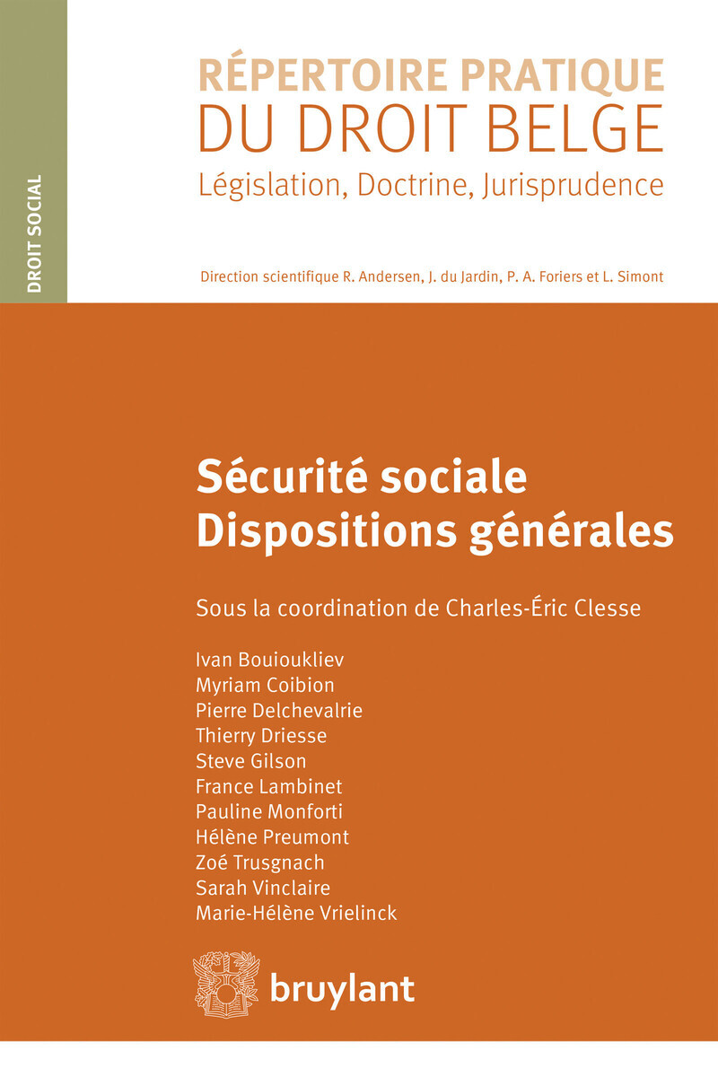 Sécurité sociale - Dispositions générales
