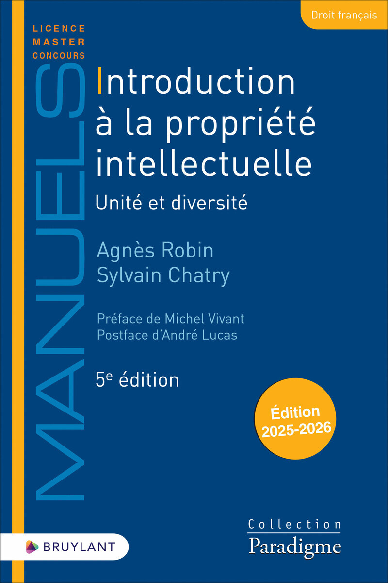 Introduction à la propriété intellectuelle - Unité et diversité