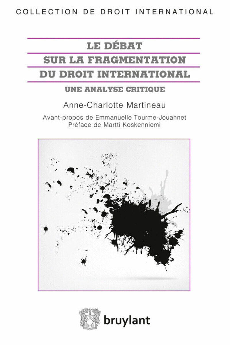 La fragmentation du droit international