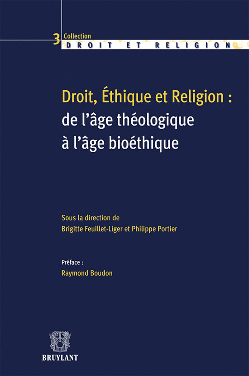 Droit, éthique et religion