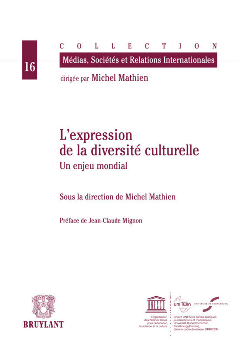 L'expression de la diversité culturelle.
