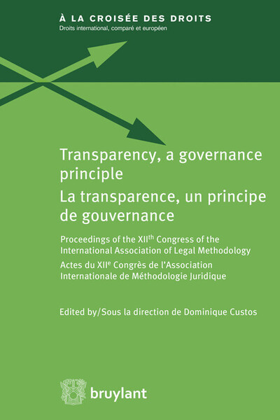 La transparence, principe de gouvernance- Transparency, a governance principle (Français/Anglais)
