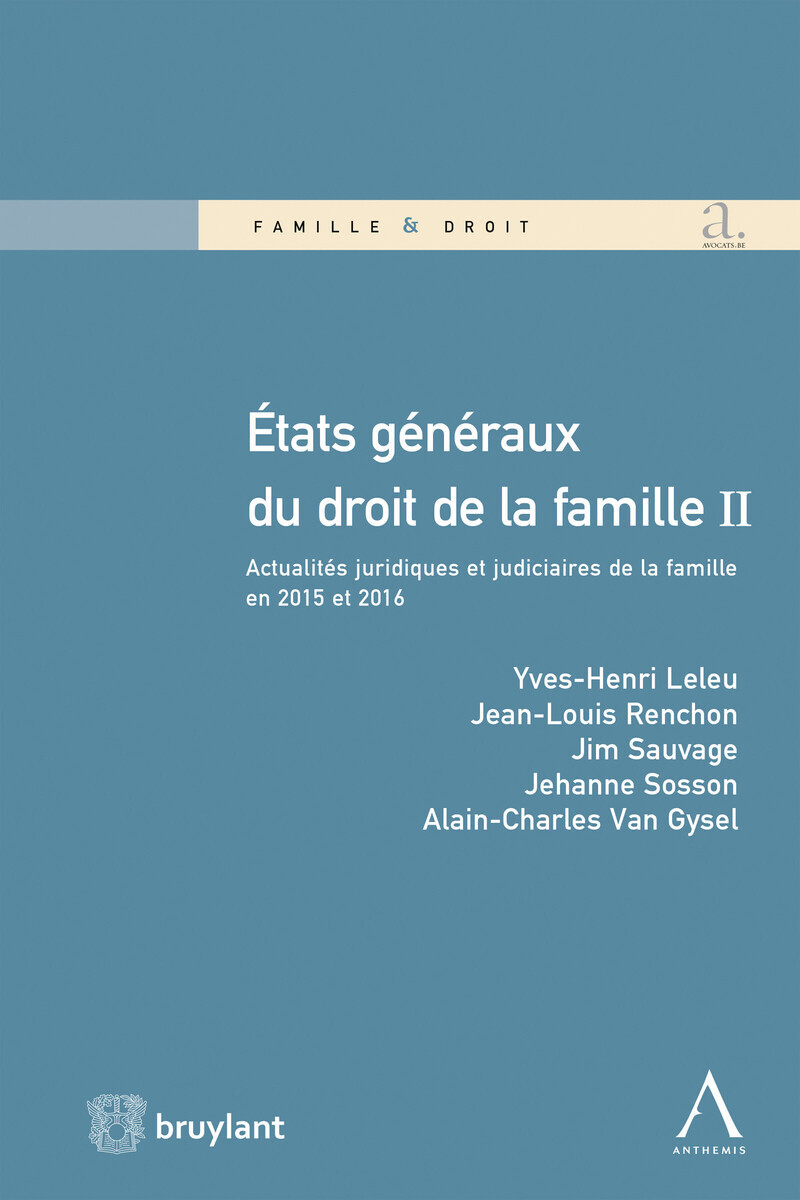 Etats généraux du droit de la famille 2