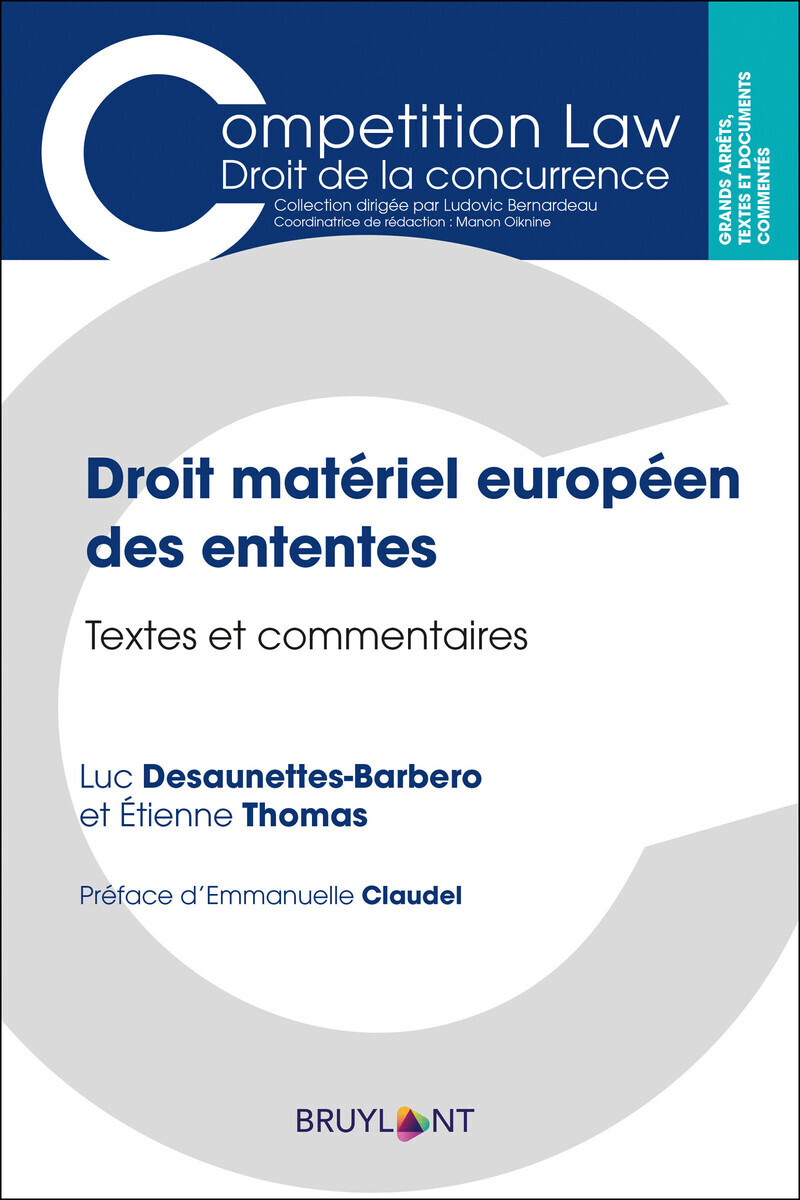 Droit matériel européen des ententes