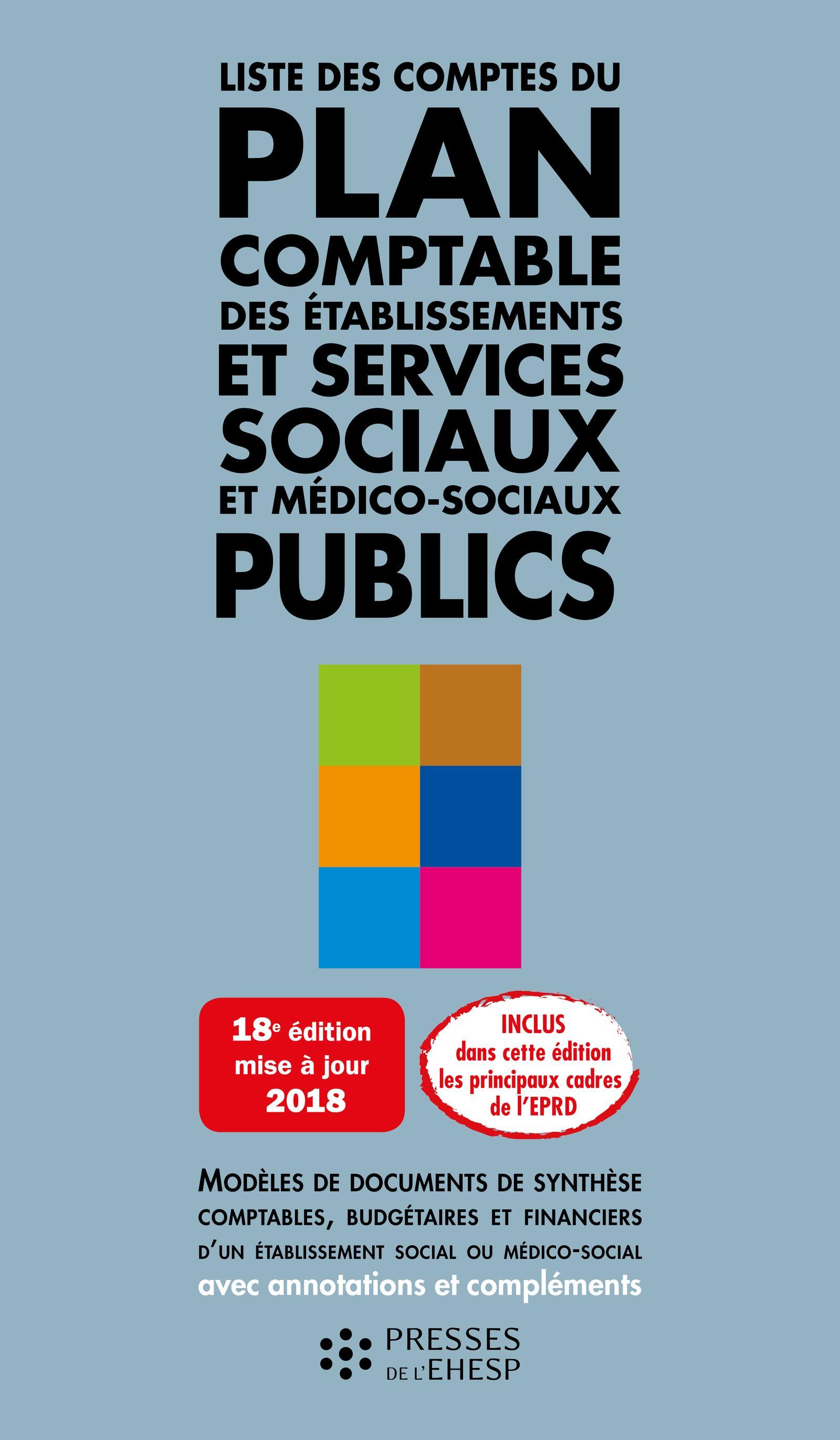 LISTE DES COMPTES DU PLAN COMPTABLE DES ETABLISSEMENTS ET SERVICES SOCIAUX ET ME