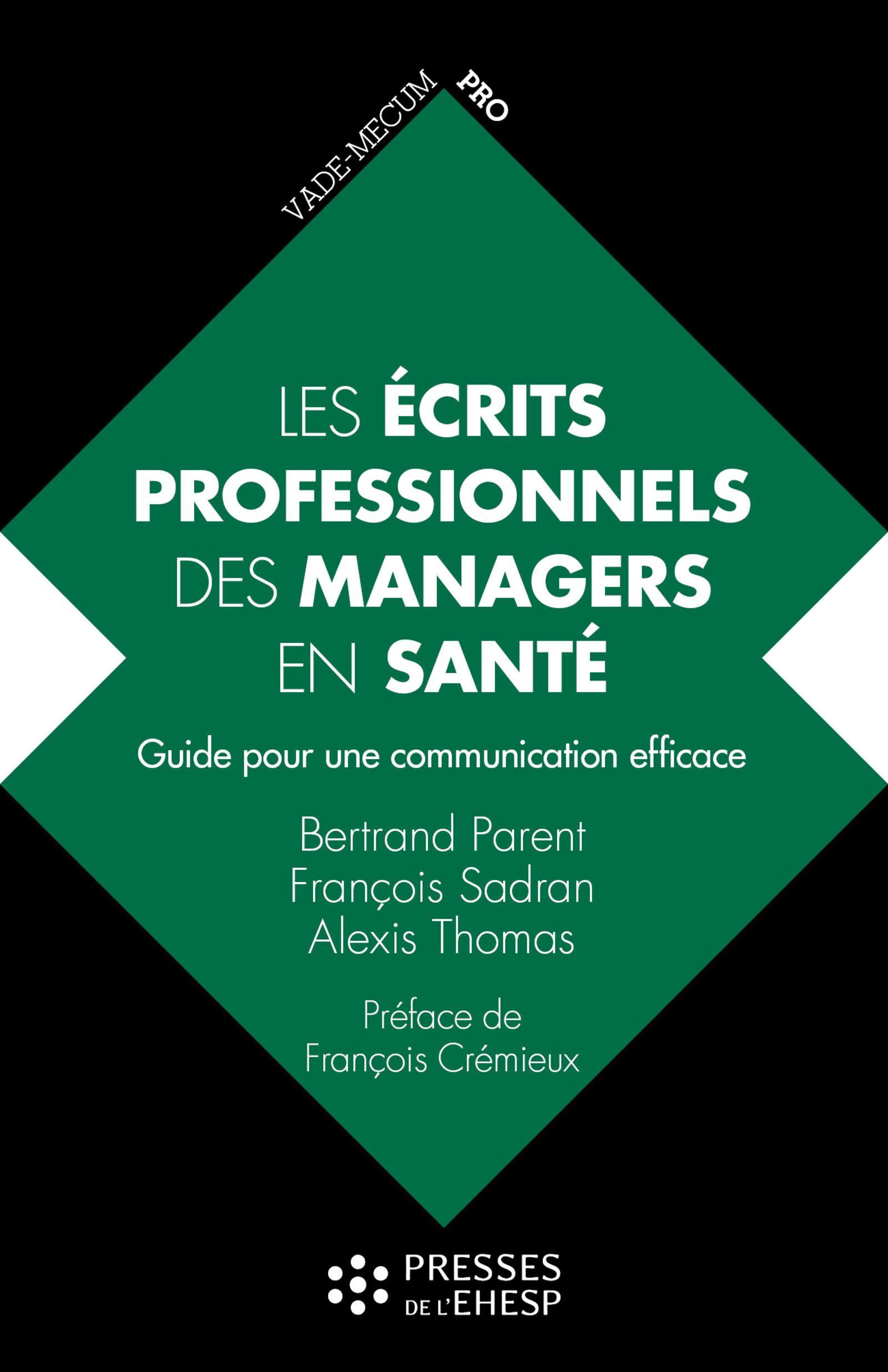 Les écrits professionnels des managers en santé