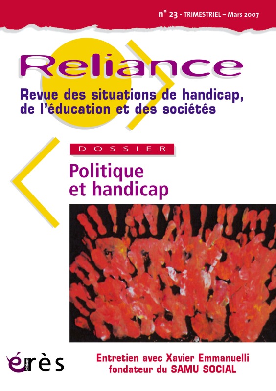 Reliance 23 - Politique et handicap