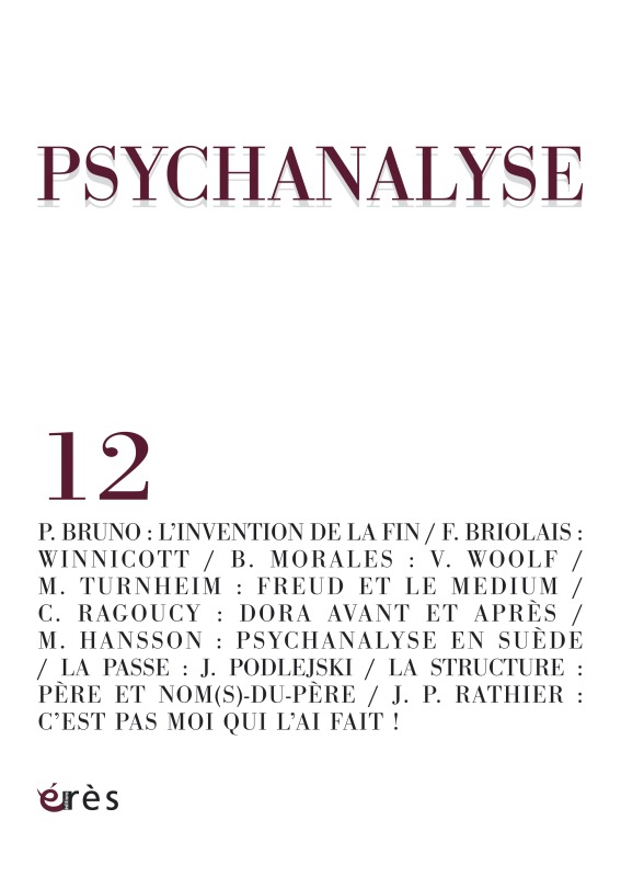 psychanalyse 12 - le pere chez freud