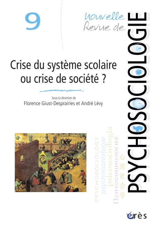 NRP 09 - CRISE DU SYSTEME SCOLAIRE OU CRISE DE SOCIETE ?
