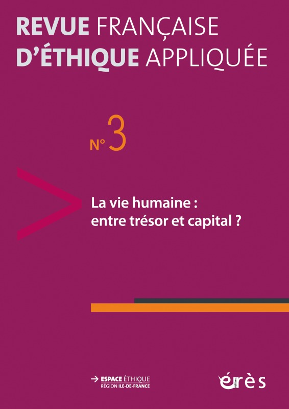 RFEA 03 - La vie humaine : entre trésor et capital ?