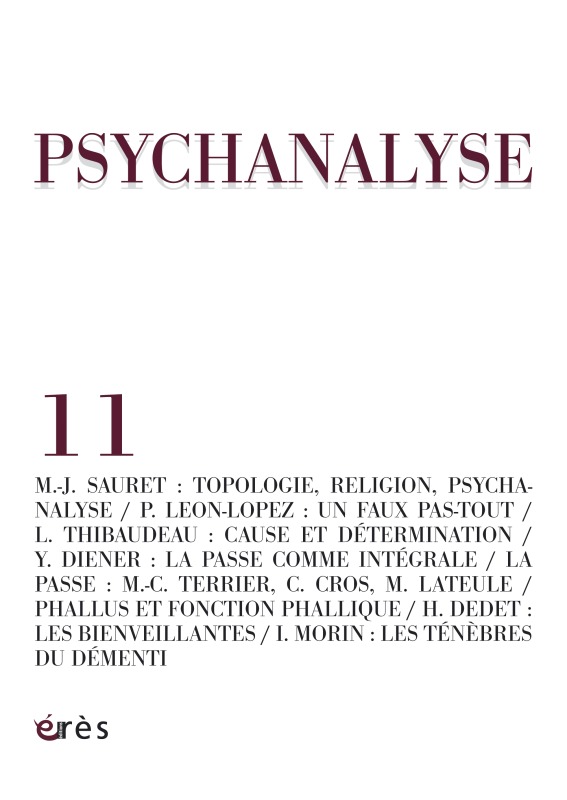 psychanalyse 11 - phallus et fonction phalique (suite et fin)