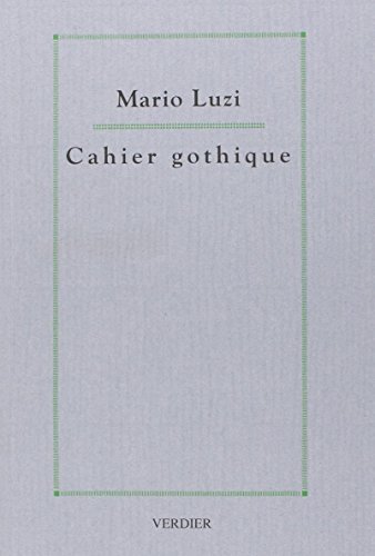 Cahier gothique