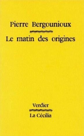 Le matin des origines
