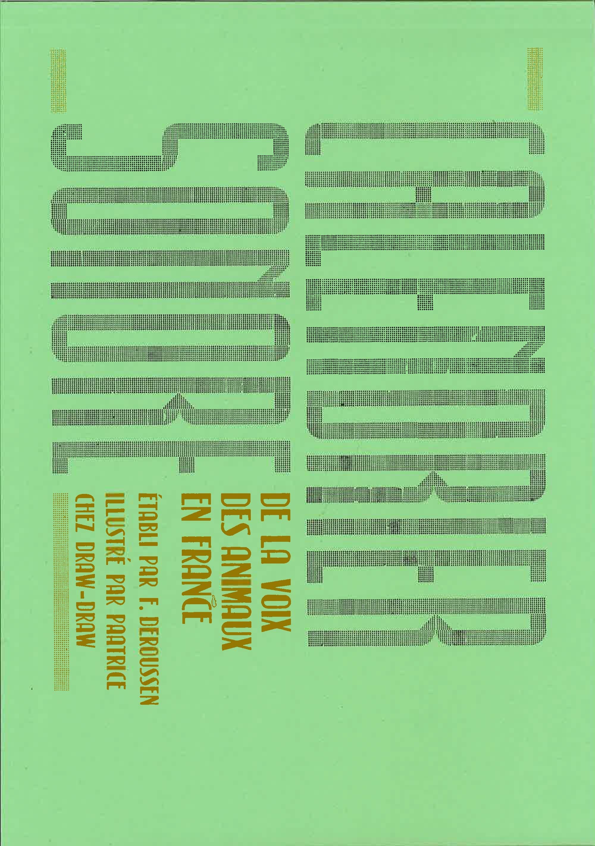 Calendrier sonore de la voix des animaux en France