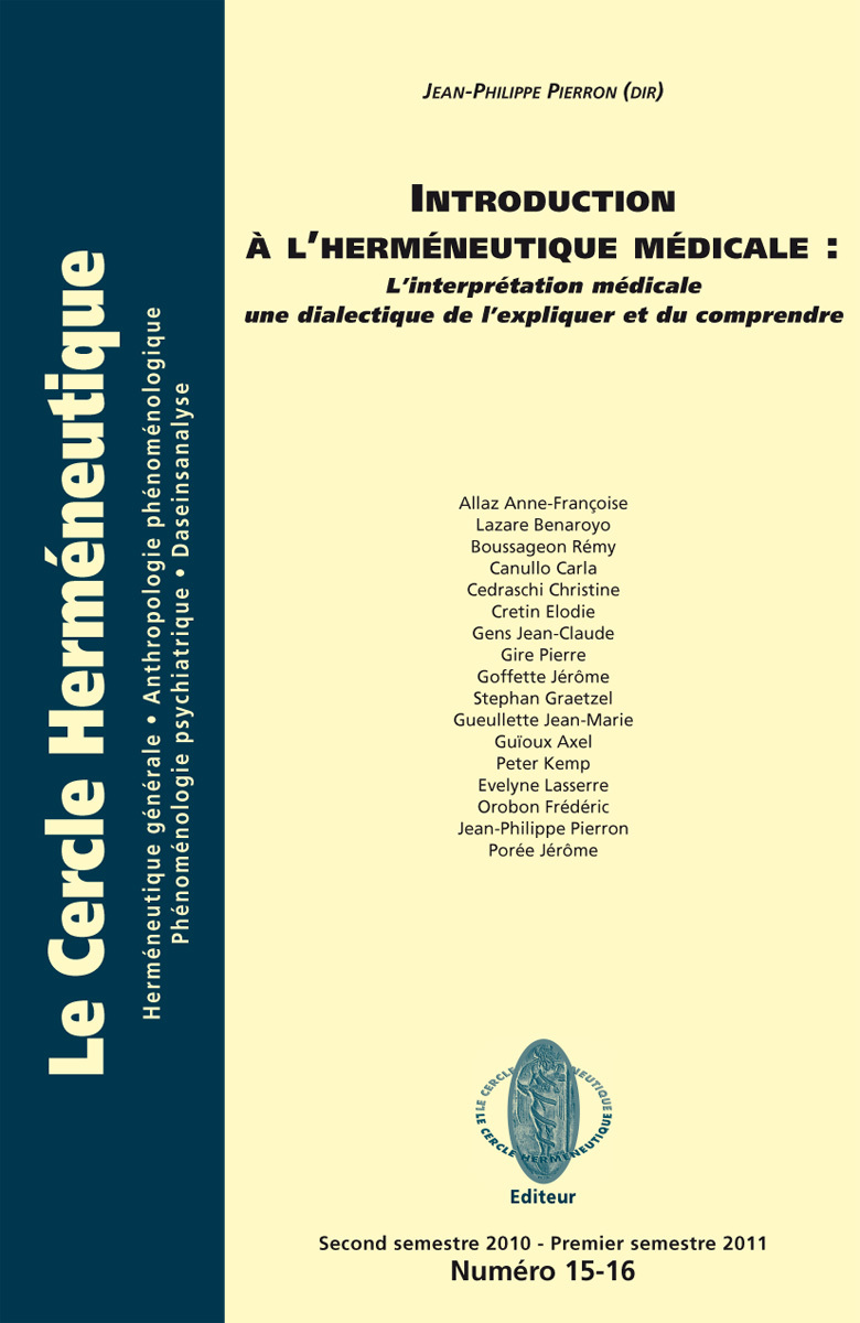 INTRODUCTION A L HERMENEUTIQUE MEDICALE