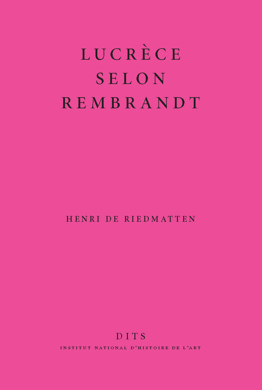 Lucrèce selon Rembrandt - une question de restauration