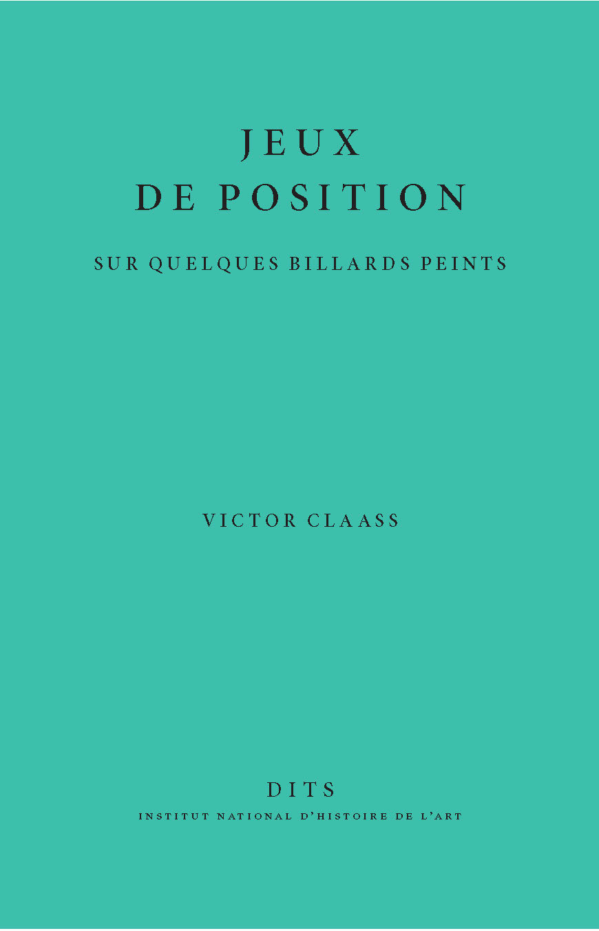 Jeux de position - sur quelques billards peints