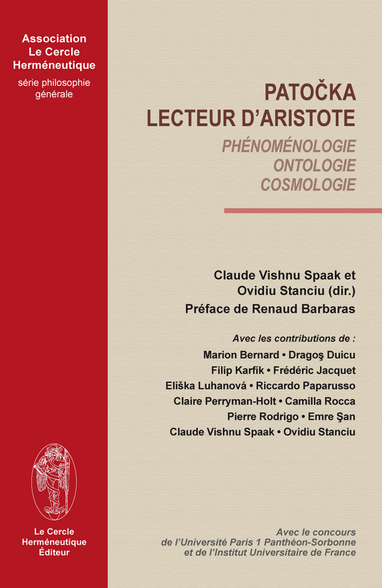 Patocka lecteur d'Aristote - phénoménologie, ontologie, cosmologie