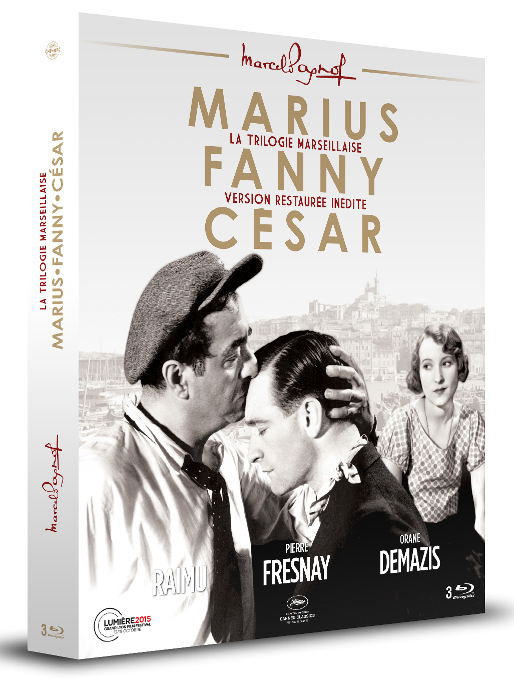 TRILOGIE (LA) MARIUS - FANNY - CESAR - RESTAURE - 3 BLU-RAY