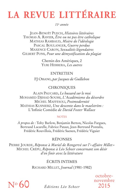revue litteraire n°60