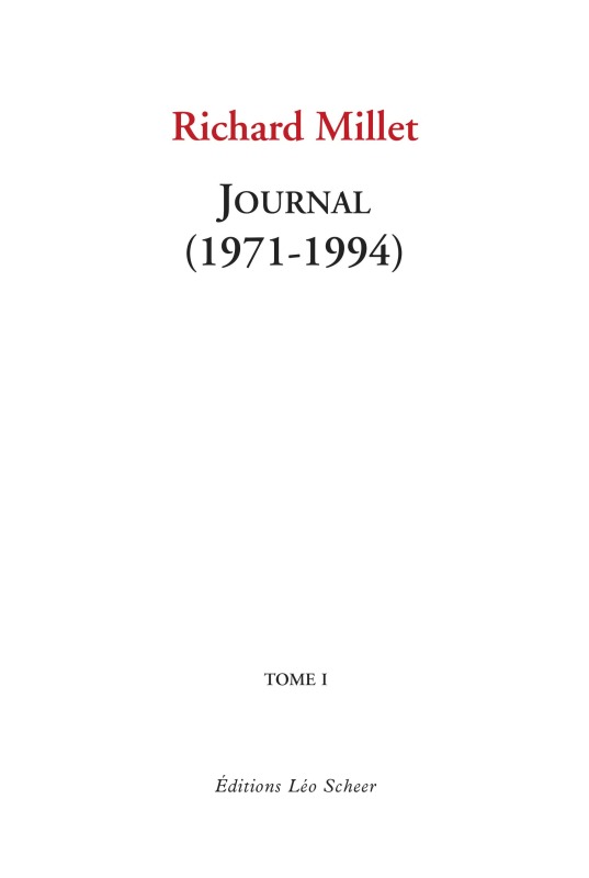 JOURNAL 1971-1994 (TOME 1)