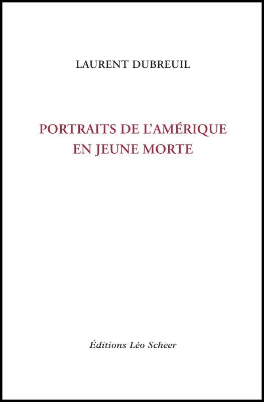 Portraits de l'amerique en jeune morte