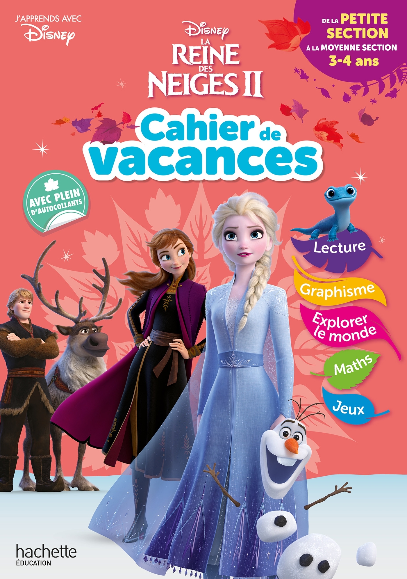 Disney - La Reine des Neiges - De la Petite à la Moyenne Section - Cahier de vacances 2025