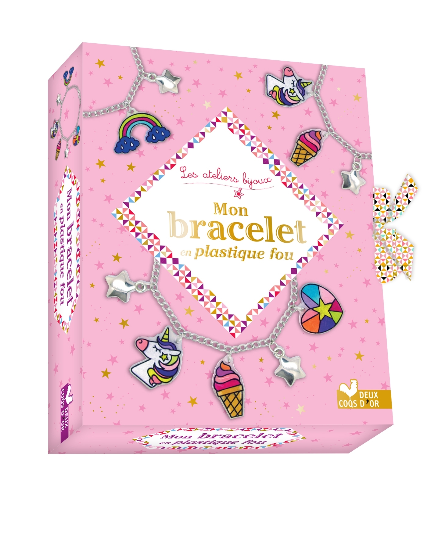 Mes  bracelet en plastique fou - mini coffret avec accessoires