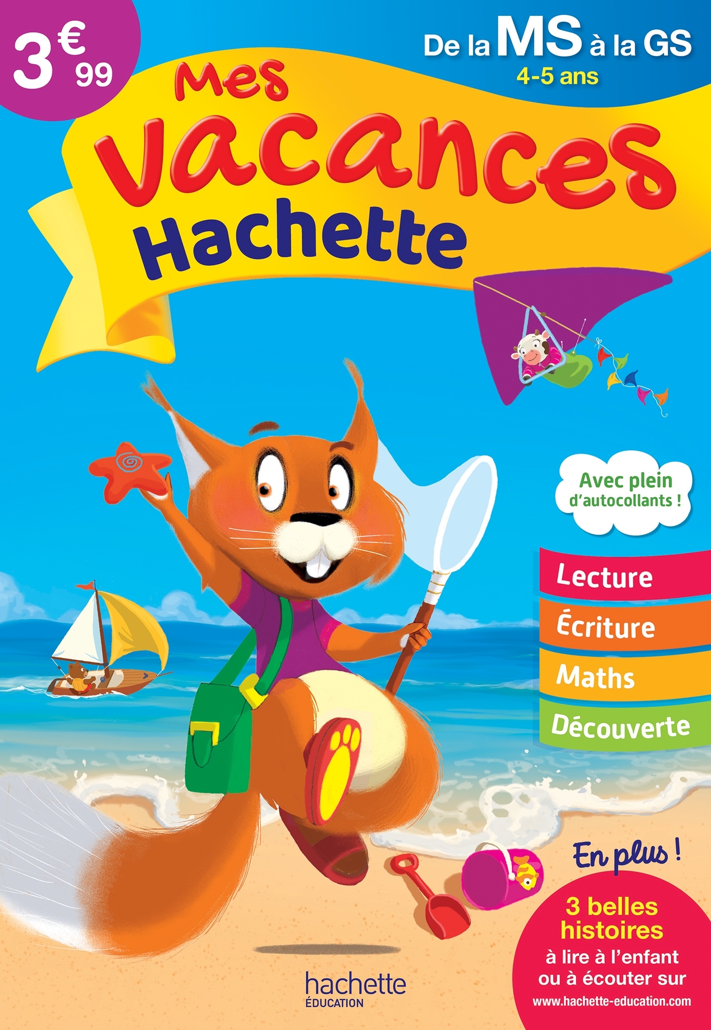 Mes Vacances Hachette - De la Moyenne à la Grande Section - Cahier de vacances 2022