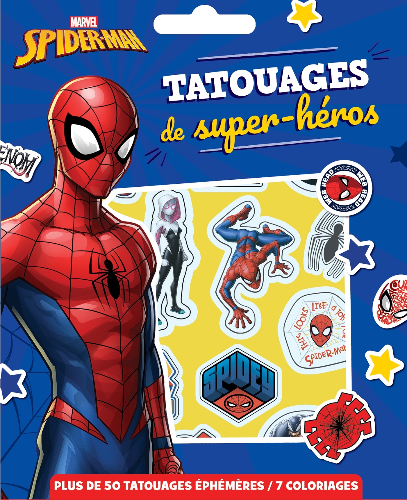 SPIDER-MAN - Les Ateliers Disney - Tatouages - Marvel