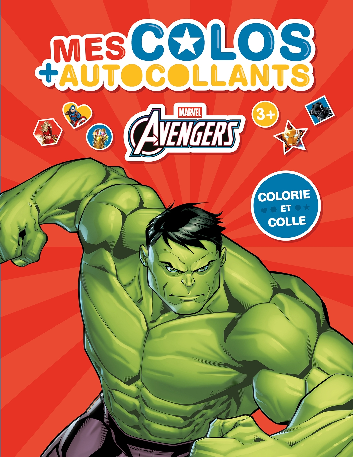 AVENGERS  - Mes colos + autocollants - MARVEL