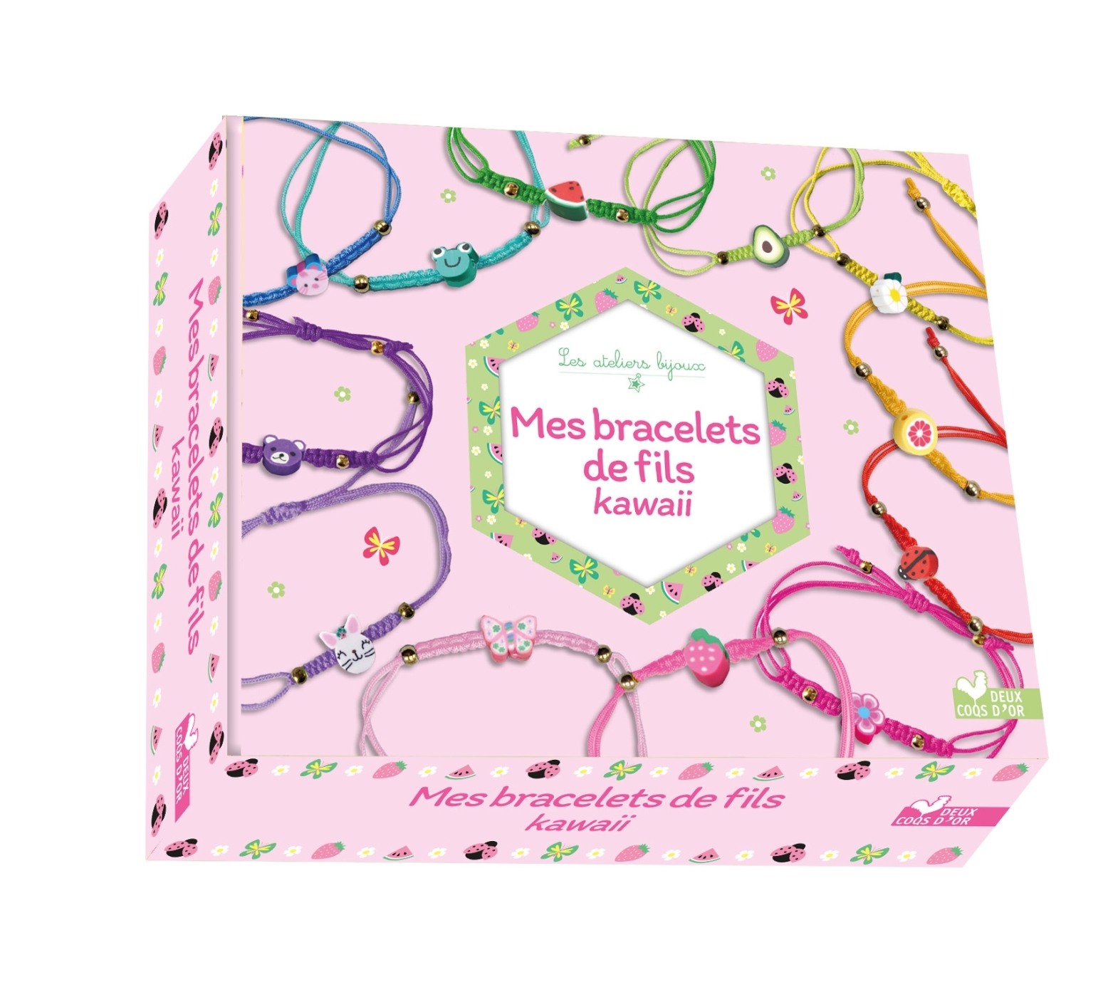coffret Mes bracelets de fils Kawaii - coffret avec accessoires